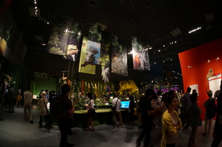 国立科学博物館の大アマゾン展観覧の風景
