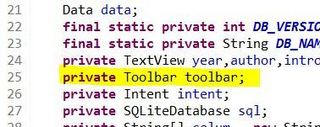 Support Library v7 toolbarの使い方